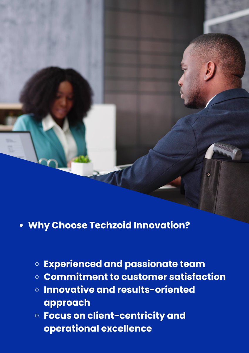 TechzoidNG's tweet image. We help businesses streamline operations, improve communication, and stay ahead of the curve. 💻 Our experienced team is passionate about delivering innovative and results-oriented solutions tailored to your specific needs. 
 #SoftwareDevelopment #ITSolutions #WebDevelopment