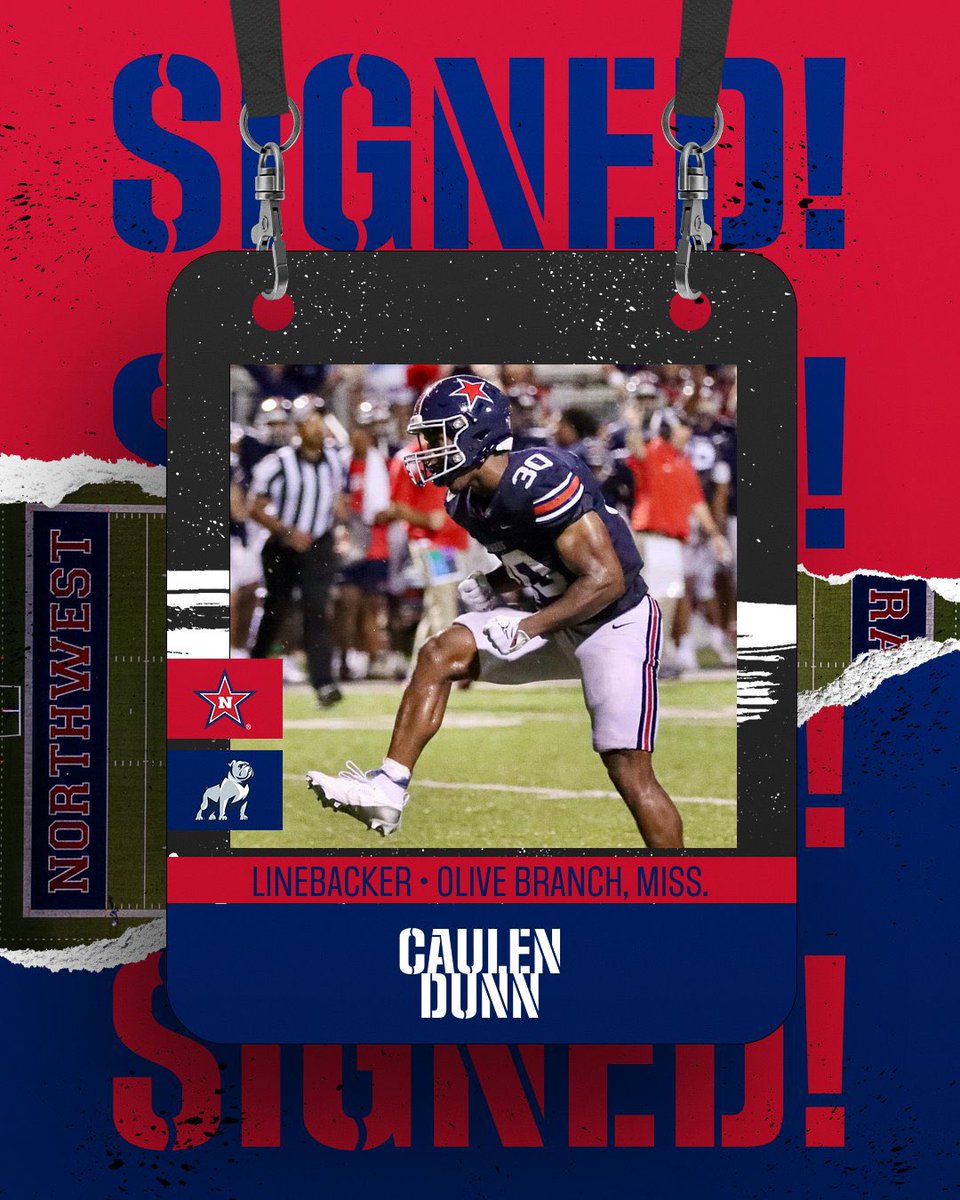 AL ➡️ MS ➡️ AL

Linebacker Caulen Dunn is heading back to the state of Alabama, after signing with Samford! The former Alabama State transfer led Northwest with 105 tackles, including a 23-tackle effort in the MACCC Playoffs 👀 

#ALLN • #RangGang • #SenatobiaToSaturdays