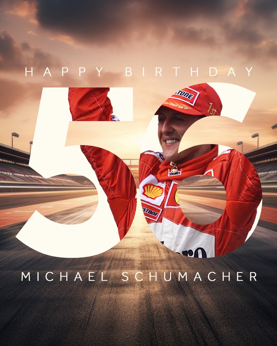 🔴 Happy birthday Michael Schumacher

The Legend turns 56 years old today. 7 World Championships, 91 wins and 68 Pole Positions 🐎

<a href="/keepfighting/">Keep Fighting Foundation</a> #keepfighting #keepfightingmichael