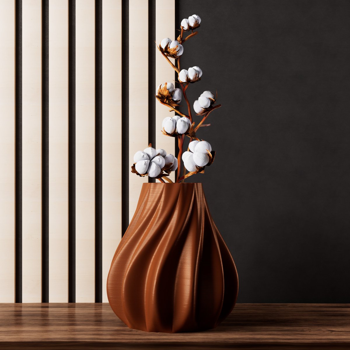 CedarandSail's tweet photo. WAVE: Modern Metallic Planter 🪴 https://t.co/G8V9BJhKwT