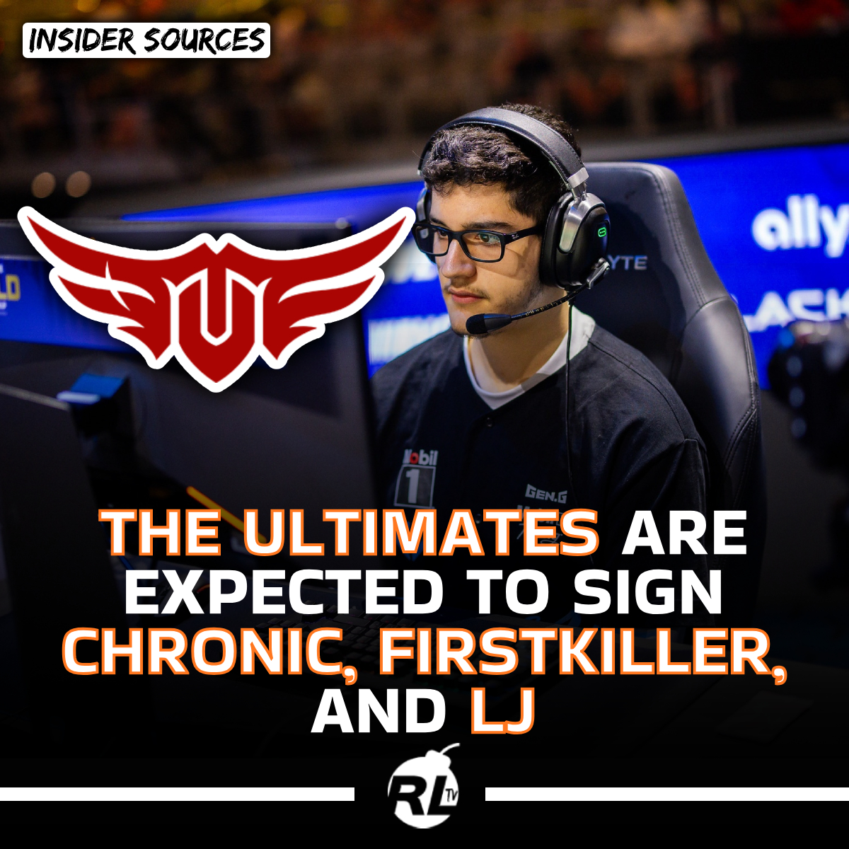 RLtvcom's tweet image. Sources with @ShiftRLE: The Ultimates are expected to sign CHRONIC, FIRSTKILLER, and LJ with SADJUNIOR as coach within the next couple of hours‼️
The trio are close to finding their org after 2 months of searching‼️
Where will this team rank in North America and the world⁉️…