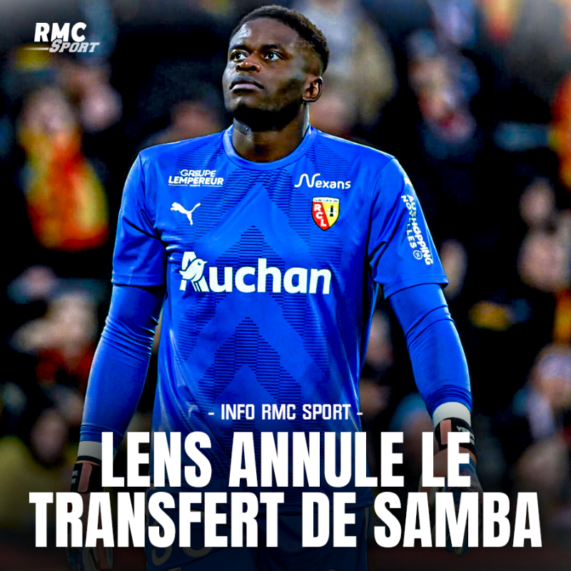 RMCsport's tweet photo. 🔴 Alors que les deux clubs avaient trouvé un accord de principe et que Brice Samba voulait se rendre à Rennes, Lens a décidé d'annuler le transfert. Une décision prise face à "la politique de communication" de Rennes.
