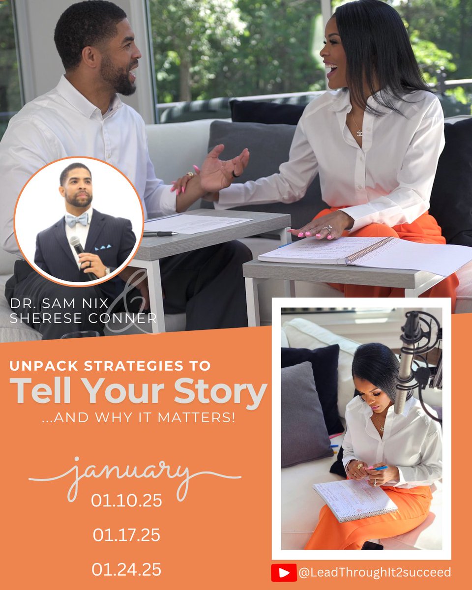 Excited to kick off a 3-part series on Effective Communication with a special guest...my sister, <a href="/sherese_nix/">Sherese Nix</a>! Join us starting next Friday at noon for insights, laughs, and lessons you won't want to miss! shorturl.at/qf3M2