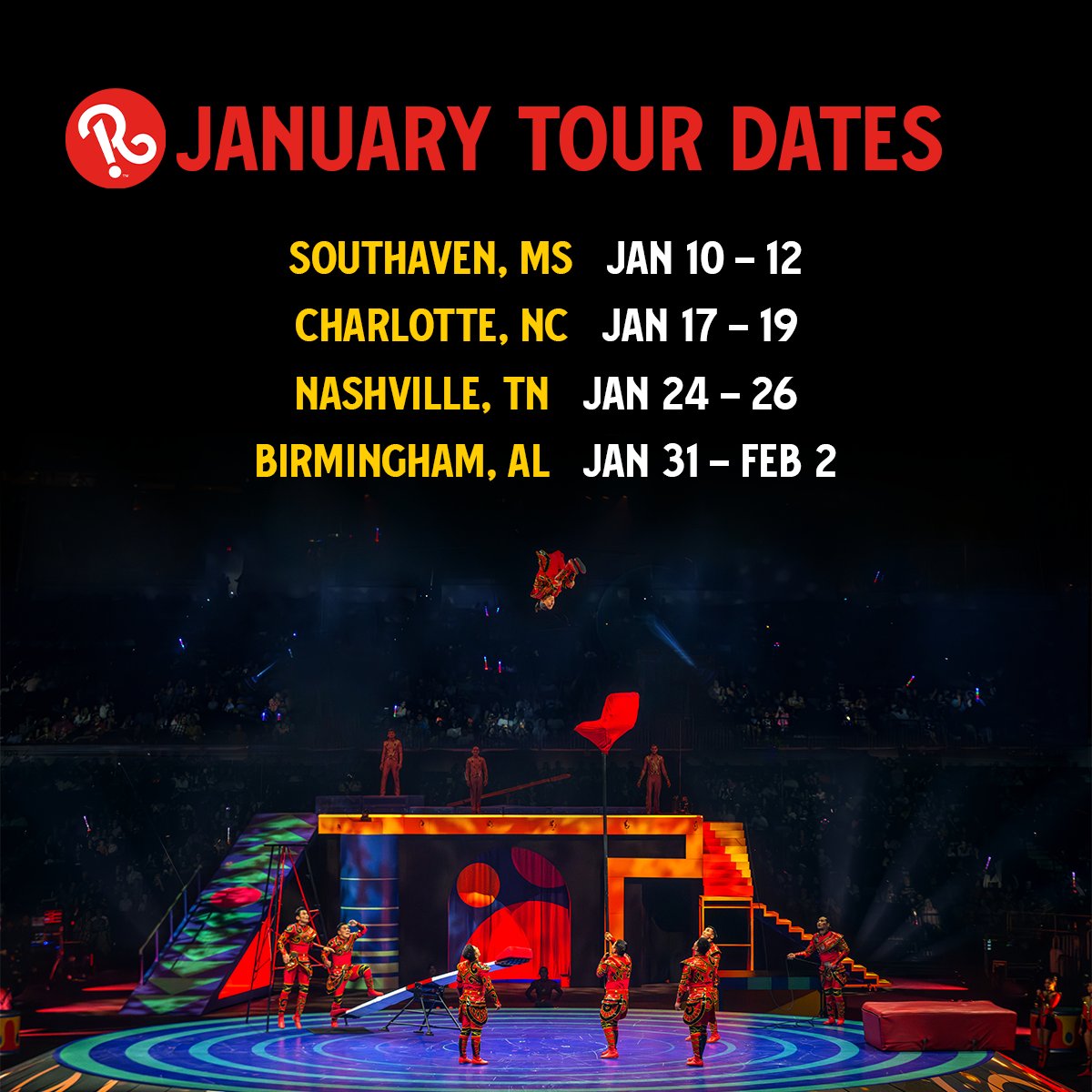 Start 2025 with The Greatest Show On Earth!🔴