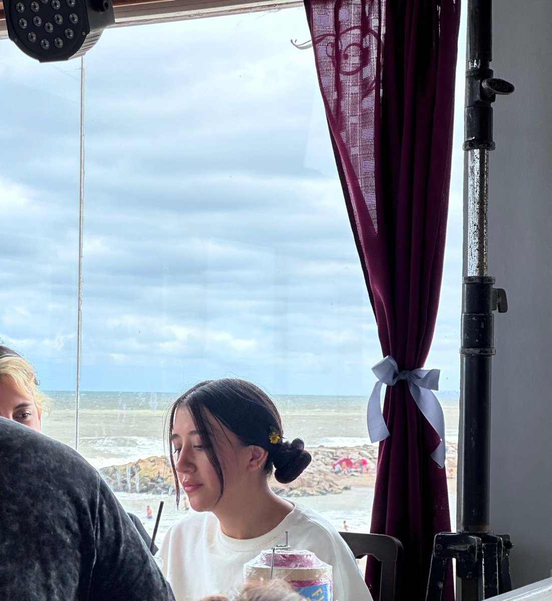 chicos, vine a comer con mi familia y está la tarada de tiktok que fingía autismo