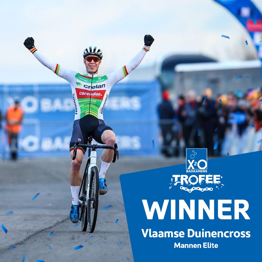What a week for 🇧🇪 Laurens Sweeck (31), winning two cyclocross classics with 🇧🇪 Diegem and 🇧🇪 Koksijde for the first time in his career. Maybe even two once-in-a-lifetime opportunities. 👏