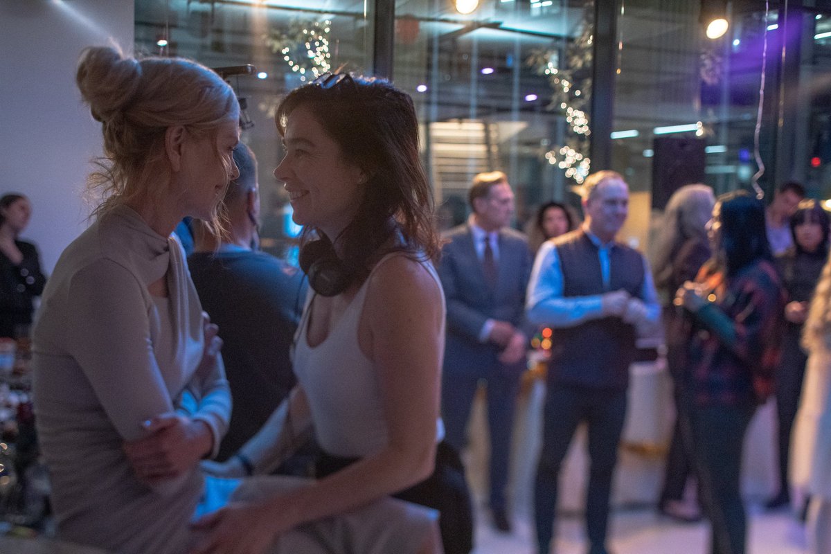 Nicole Kidman and Halina Reijn on the set of 'Babygirl' 🩷