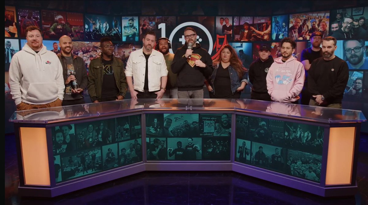 Vincent DeSantis (@bobashinga) on Twitter photo 10 years of <a href="/KindaFunnyVids/">Kinda Funny</a>
2014 right as KF was firing up ➡️ 2023 at The Game Awards
Continuously inspired by the whole team year after year. Here’s to 10 more #KF10 10 years of <a href="/KindaFunnyVids/">Kinda Funny</a>
2014 right as KF was firing up ➡️ 2023 at The Game Awards
Continuously inspired by the whole team year after year. Here’s to 10 more #KF10