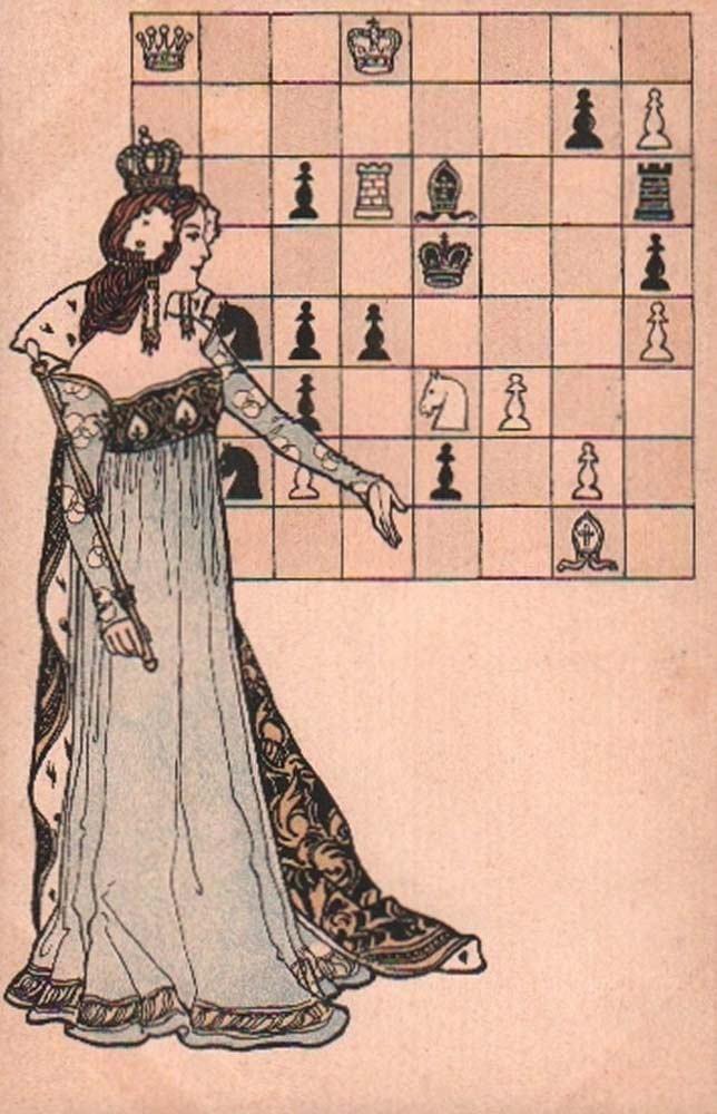 chessclubICC's tweet image. A postcard published by Theo. Stroefer, Nuremberg, 1930.

Via Sarah Beth Cohen #chesshistory