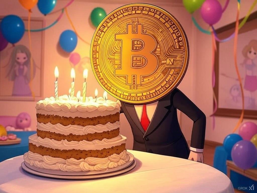eldiegobcn's tweet photo. FelizCumpleaños!! Bitcoin! 🎂🌟🥳Has revolucionado el mundo de las finanzas y la tecnología. Has abierto nuevas posibilidades en el ámbito digital #Bitcoin #CumpleañosBitcoin Bitcoin cumple 16 años en 2025, ya que su bloque génesis fue minado el 3 de enero de 2009. https://t.co/Dxded2AMJl