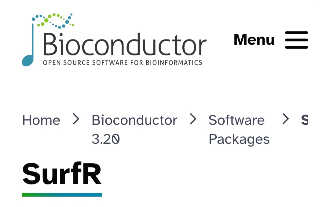 SurfR 🏄‍♂️paper is on-line pmc.ncbi.nlm.nih.gov/articles/PMC11…! A bioconductor Rpackage to surf the cells’ surfaceome 🧜‍♀️starting from bulkRNAseq data. <a href="/CosrLab/">COSR Lab</a> 🌊 <a href="/SanRaffaeleMI/">Ospedale San Raffaele</a>