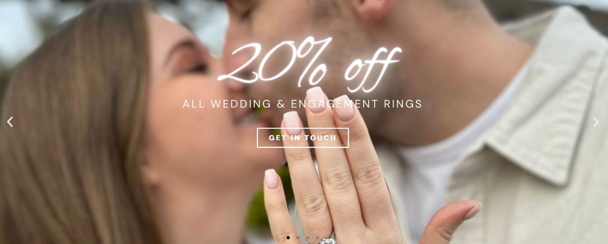 20% off all Wedding and Engagement Rings all of January. 

If you plan to pop the question or tie the knot in 2025, then get your rings this January from us. 
#weddings #Engagement #altrincham