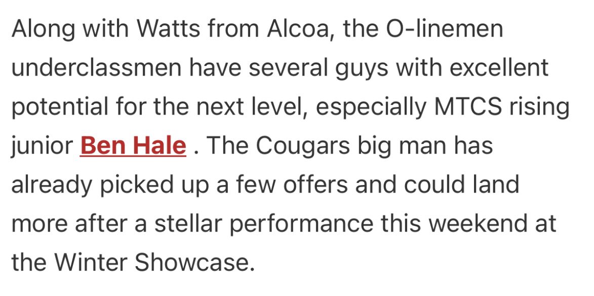 Ben Hale (@benhale74) on Twitter photo Can’t wait to show out tomorrow at Green Hill tomorrow!
<a href="/CoachPetey66/">Coach Peterson</a> <a href="/MTCSFB/">MTCS Football</a> <a href="/MTCSAthletics/">MTCS Athletics</a> <a href="/JasonSpray/">Jason Spray MS,CSCS</a> <a href="/coreyFATony/">Corey Fatony</a> <a href="/bradleyjashmore/">Bradley Ashmore</a> <a href="/LeverageLineman/">Leverage Lineman Training</a> <a href="/TheStone64/">James Stone</a> <a href="/NatlPlaymkrsAca/">NatlPlaymkersAcademy</a> <a href="/BuckFitz/">NPA/SUPERMAX 100</a> <a href="/jaxon_rose8/">Jaxon Rose</a> <a href="/CoachGrig_NCSA/">Coach Grignon</a> <a href="/CSmithScout/">Chris Smith</a> <a href="/cecil_joyce/">Cecil Joyce</a> Can’t wait to show out tomorrow at Green Hill tomorrow!
<a href="/CoachPetey66/">Coach Peterson</a> <a href="/MTCSFB/">MTCS Football</a> <a href="/MTCSAthletics/">MTCS Athletics</a> <a href="/JasonSpray/">Jason Spray MS,CSCS</a> <a href="/coreyFATony/">Corey Fatony</a> <a href="/bradleyjashmore/">Bradley Ashmore</a> <a href="/LeverageLineman/">Leverage Lineman Training</a> <a href="/TheStone64/">James Stone</a> <a href="/NatlPlaymkrsAca/">NatlPlaymkersAcademy</a> <a href="/BuckFitz/">NPA/SUPERMAX 100</a> <a href="/jaxon_rose8/">Jaxon Rose</a> <a href="/CoachGrig_NCSA/">Coach Grignon</a> <a href="/CSmithScout/">Chris Smith</a> <a href="/cecil_joyce/">Cecil Joyce</a>