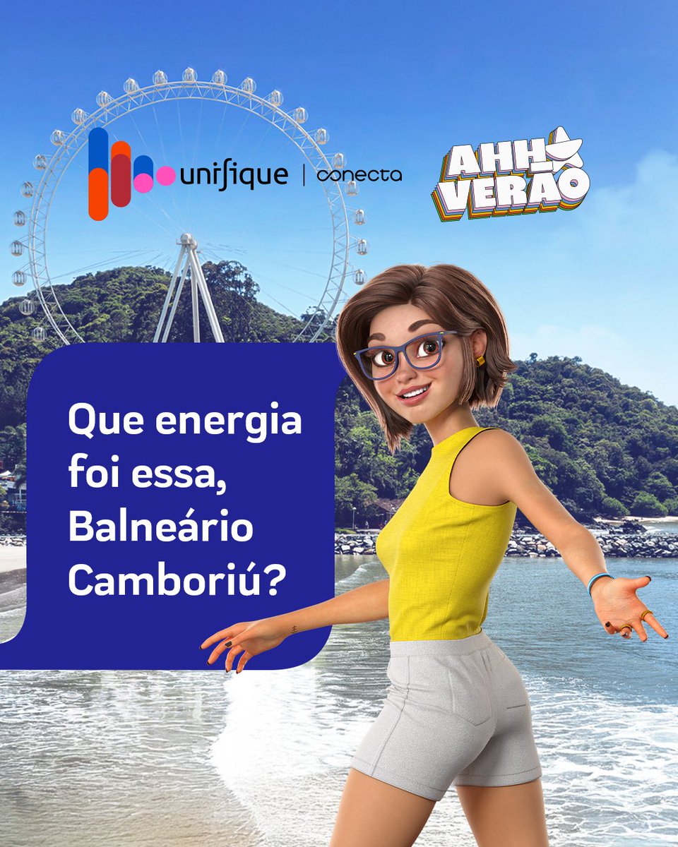 unifiqueoficial's tweet photo. Que energia foi essa, Balneário Camboriú? 🎶✨
Ainda estou encantada com os momentos incríveis do Unifique Conecta! 💛 Música, sorrisos e conexão especial que só a Unifique proporciona.
E você, o que mais te marcou? 💬
#UnifiqueConecta #AhhVerão #PlanosDeCelular #BC https://t.co/8zGX3VBZRL
