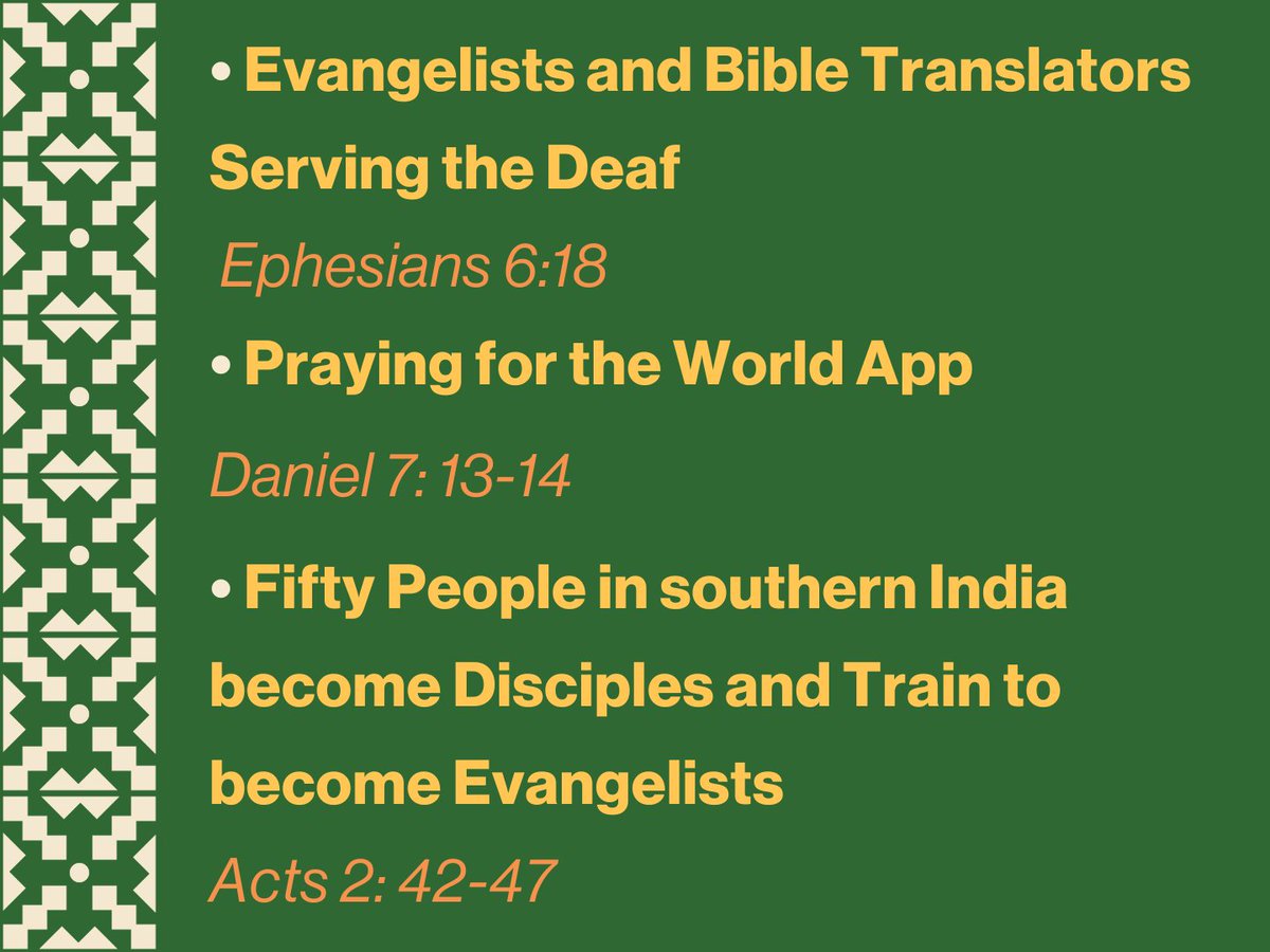DoulosPartners's tweet image. 🙏 Pray alongside of us all month long for evangelists and Bible translators worldwide. Let's lift up leaders facing persecution, sign language translation teams, and new believers being trained to share the gospel. 
Discover specific prayer requests and ways to make a difference…