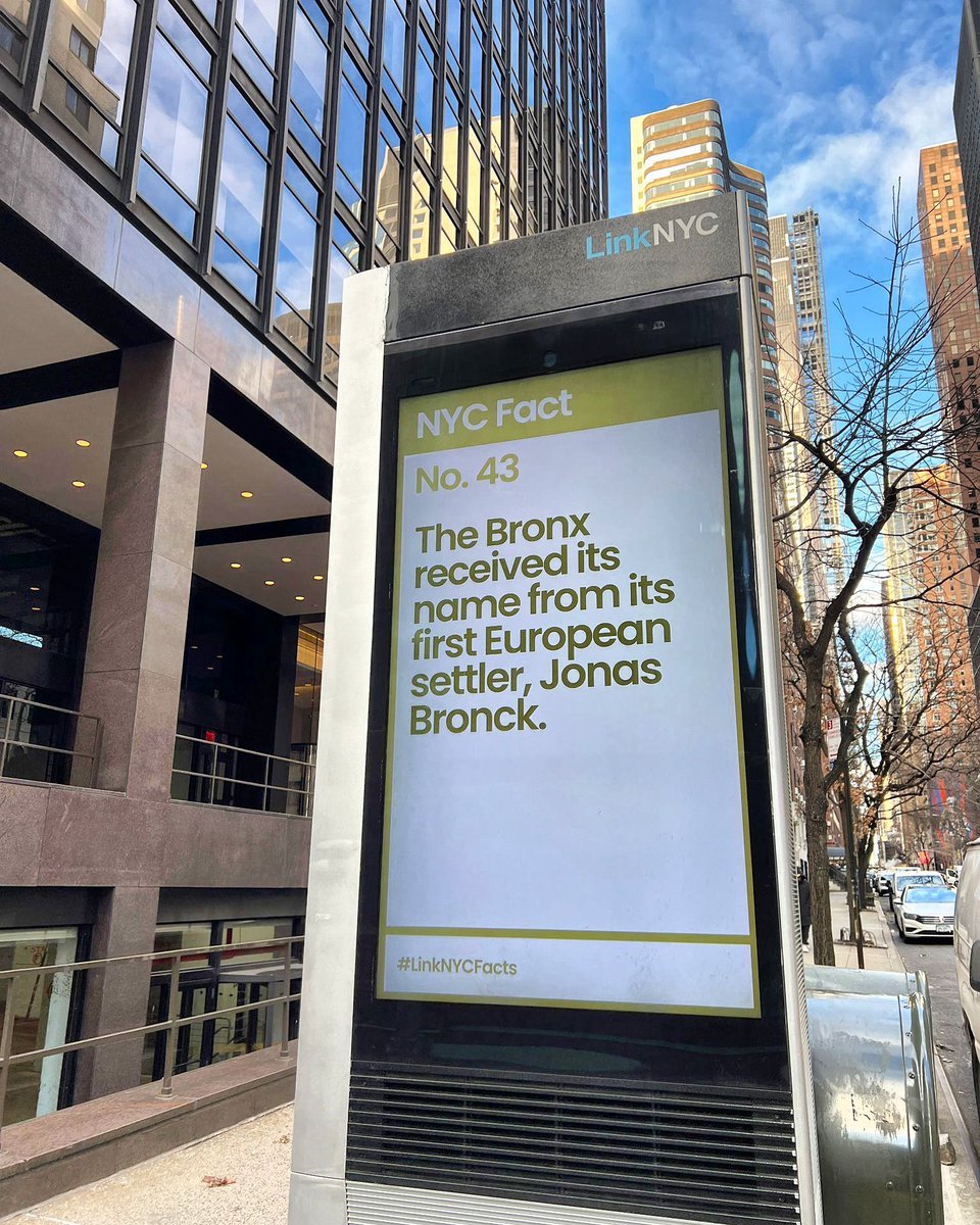 swedennewyork's tweet image. Fun fact: the Bronx is named after Swedish settler Jonas Bronck! 🇸🇪

Raise your hand if you knew that Sweden+NYC’s ties ran that deep🙋‍♀️

#LinkNYC #LinkLocal #funfact #didyouknow #factoftheday #nyc