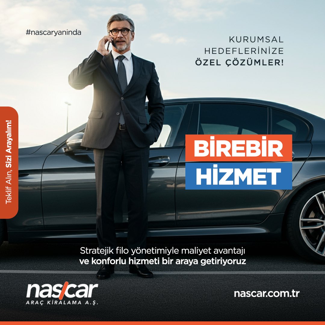 Stratejik filo yönetimiyle maliyet avantajı ve konforu birleştiriyoruz. 🚗

Daha fazla bilgi almak için bizimle iletişime geçin! ✨

🌐 nascar.com.tr 

#Nascar #NascarFilo #FiloKiralama #Prestij #İşDünyası #AraçKiralama #Profesyonellik
