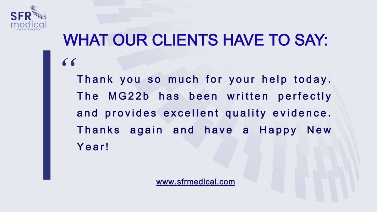 We sincerely appreciate your valuable feedback. Attention to detail is a cornerstone of our approach at SFR Medical.

Your recognition inspires us to continually maintain &amp; enhance these standards

Contact us at expert.witness@sfrmedical.com or visit sfrmedical.com

#SFR