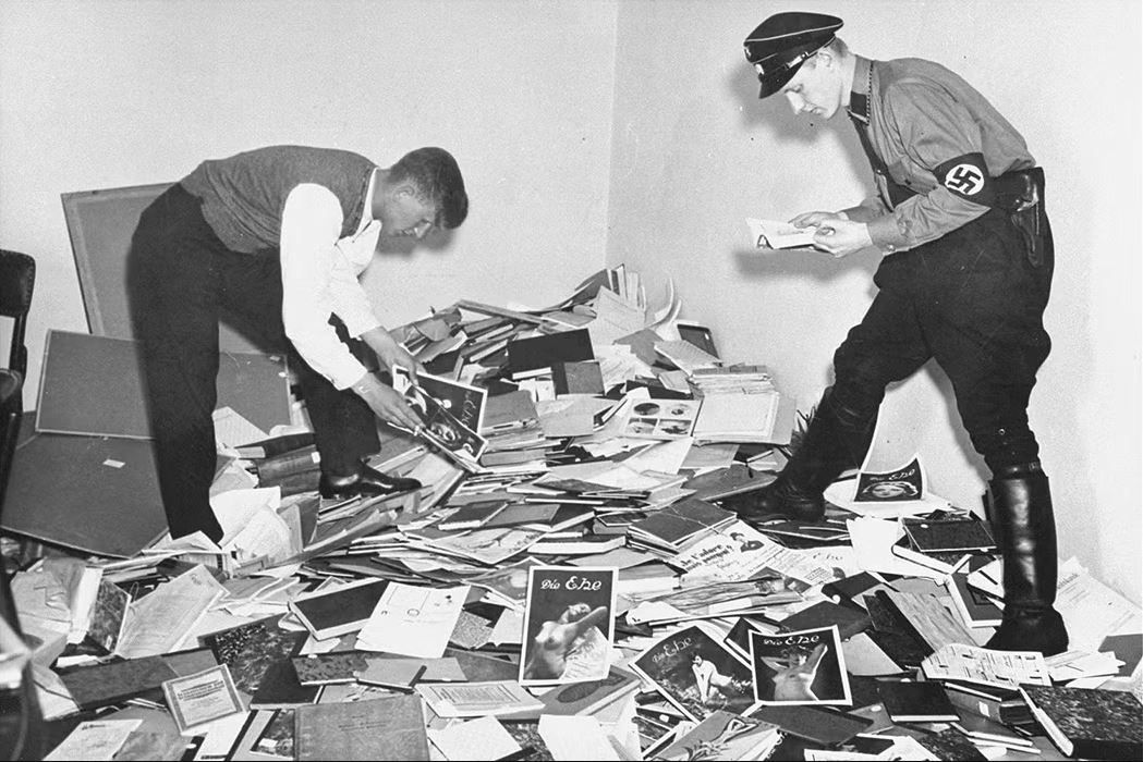 a reminder that the Hirschfeld Institute was sacked by the student wing of the SA. just a fun little fact