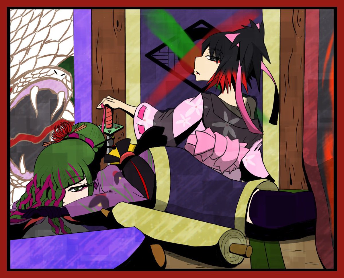 ザイバツ女子

#ウキヨエ　#イマジナリフリー