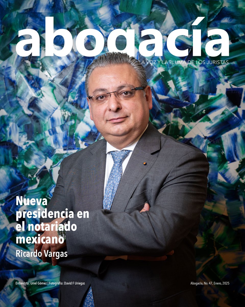 revistaabogacia's tweet photo. Nuevo Número | #Enero2025

En portada | Ricardo Vargas: nueva presidencia en el notariado mexicano

Ricardo Vargas Navarro asume la presidencia del Colegio Nacional del Notariado Mexicano (@notariadomex), destacando su compromiso con la capacitación, la seguridad jurídica y el fortalecimiento gremial. 👉 https://t.co/76AQeWy8l9

Entrevista: @gomez_avl 
Fotografía: @duriegas 

¡Conoce la edición! Abrimos 🧵🪡
