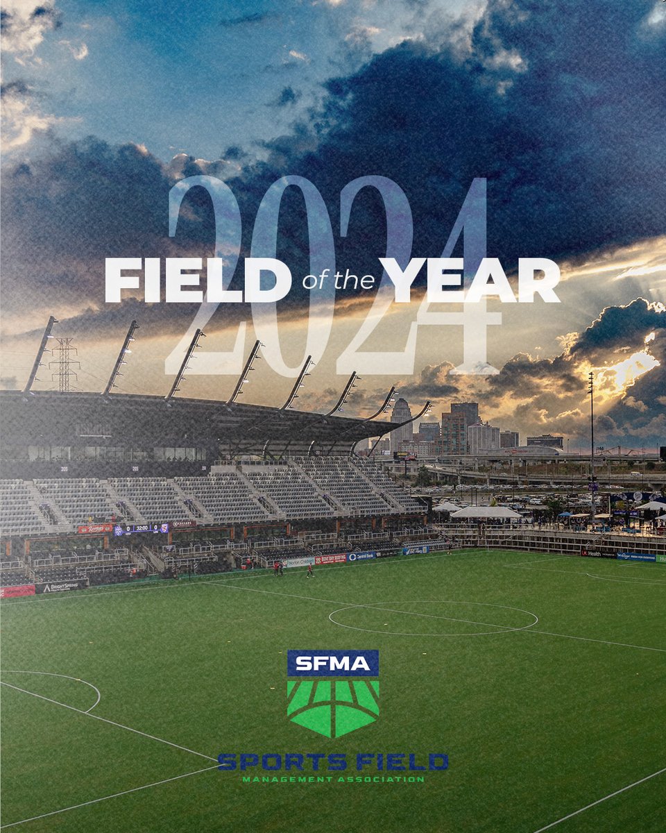 loucityfc's tweet image. The best of the best 👏

Congrats to the Lynn Family Stadium grounds crew, named the 2024 Field of the Year award winner by The Sports Field Management Association!

🔗 bit.ly/40hRl18