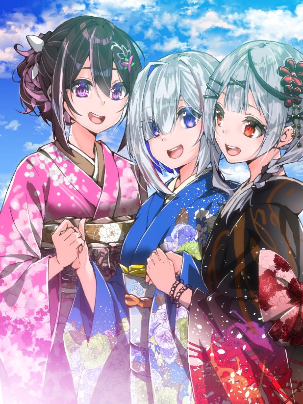 rebasashi7's tweet photo. 明けましておめでとうございます！
#かなたーと #AZKiART #さかまた飼育日記 https://t.co/56cnOLDQ4g