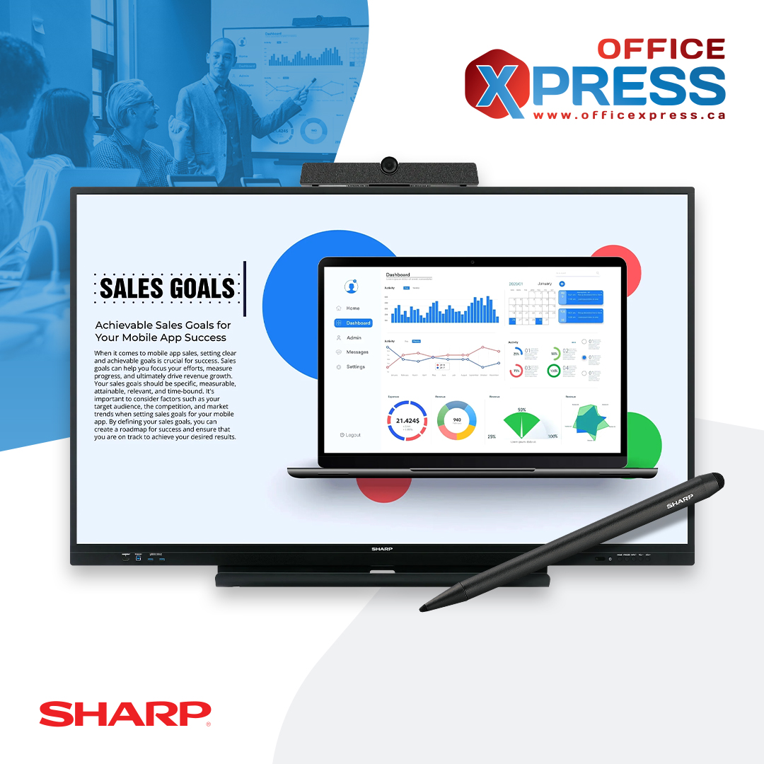 Office Xpress (@officexpressinc) on Twitter photo <a href="/OfficeXpressInc/">Office Xpress</a> presents the PN-LC2 AQUOS BOARD® from <a href="/Sharp_Canada/">Sharp Electronics of Canada Ltd.</a>:
✔️Stunning 4K Ultra-HD visuals
✔️Intuitive Pen-on-Paper experience
✔️20-point touch screen
✔️Built-in whiteboard & wireless features
📱(506) 855-0502 | ☎️1-877-698-0502
#InteractiveDisplays #WorkplaceInnovation <a href="/OfficeXpressInc/">Office Xpress</a> presents the PN-LC2 AQUOS BOARD® from <a href="/Sharp_Canada/">Sharp Electronics of Canada Ltd.</a>:
✔️Stunning 4K Ultra-HD visuals
✔️Intuitive Pen-on-Paper experience
✔️20-point touch screen
✔️Built-in whiteboard & wireless features
📱(506) 855-0502 | ☎️1-877-698-0502
#InteractiveDisplays #WorkplaceInnovation