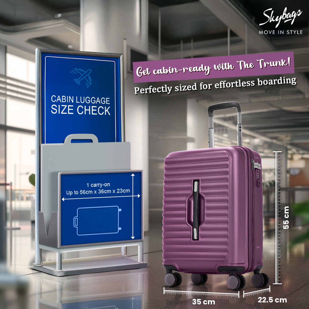 InSkybags's tweet image. From check-in to takeoff, we’ve got you covered.
Skybags stays within limits, so you can go beyond✈️

#SmoothCheckIn #AirlineCompliant #CabinReady #FlyStressFree #SkybagsTrunk
