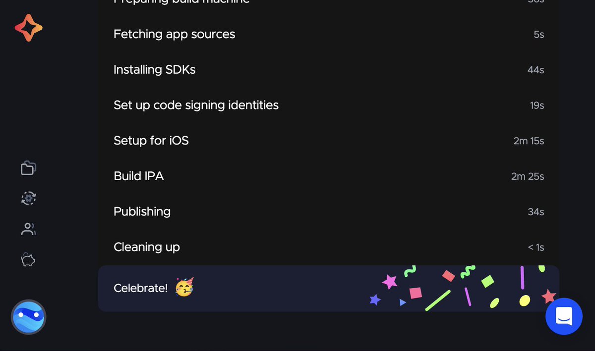 itskofio's tweet image. When the pipeline finally works... 😅🎉
(After attempt 1 million and 5)
#Codemagic #CICD #Flutter #Apps