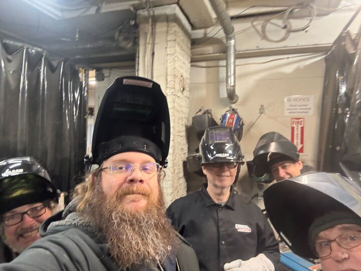 Larry Kent's first welding class was a SMASH HIT!! Don't miss out on this great learning experience with this fun, friendly and knowledgeable teacher. eventbrite.com/e/110670840763…