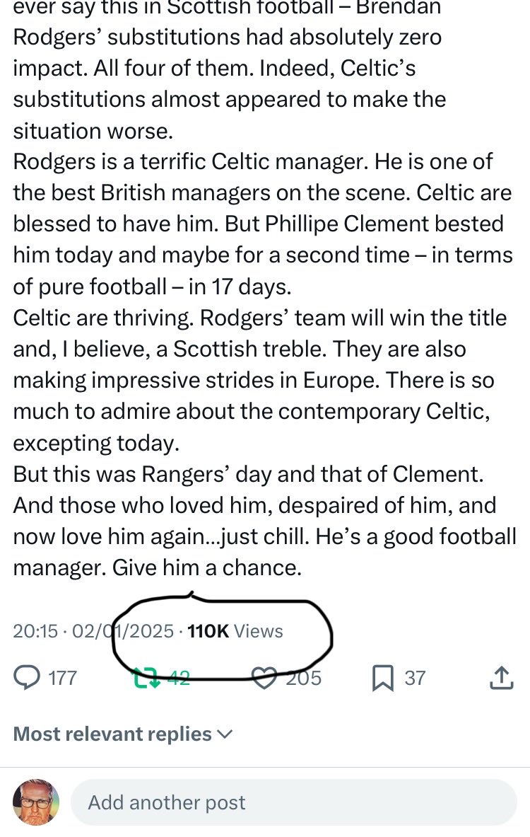 GrahamSpiers's tweet photo. Sportswriters, columnists no longer need a newspaper platform today. In fact: is exposure greater without it? I wrote this 700w piece on X last night. Intriguing the way my industry has evolved… https://t.co/MkaHyz4bYJ