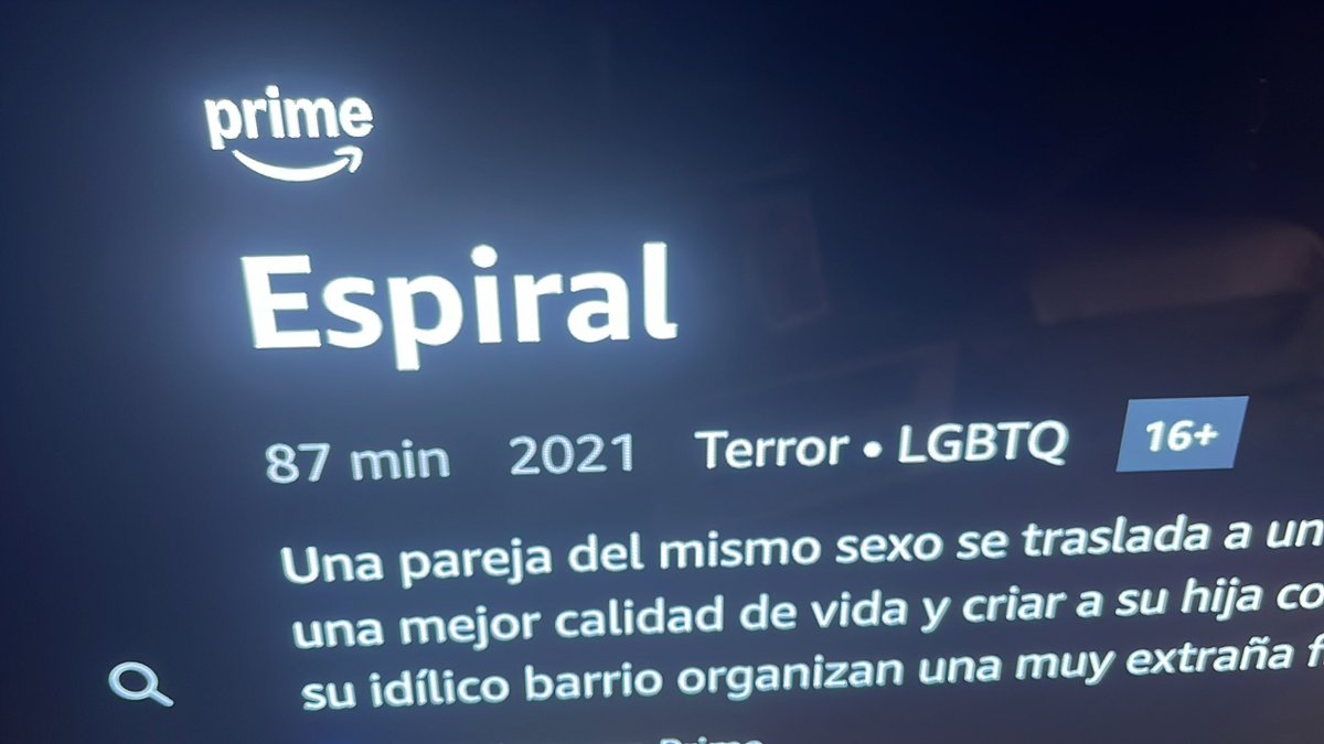 Terror LGBTQ? Una pareja del mismo sexo? Qué estamos en el siglo XIX? Hay Terror Heterosexual?
Normalicemos un poquito <a href="/PrimeVideoES/">Prime Video España</a> Terror es terror y punto