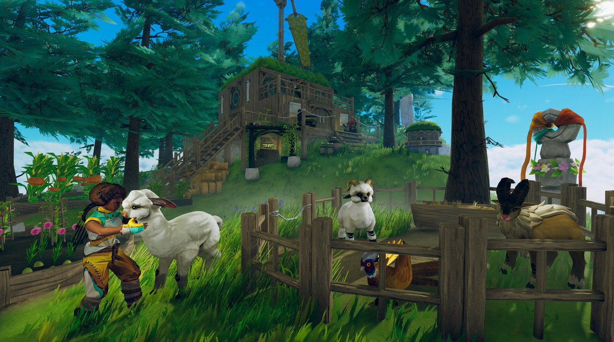 Aloft_Game's tweet image. We&apos;re only 2 weeks away from sailing Aloft into Early Access! 😺

You will soon be able to soar the skies and glide into a cozy adventure. Find and take care of your pets, craft new items, create your own island sanctuary, and do much more above the clouds. 💙🌤️