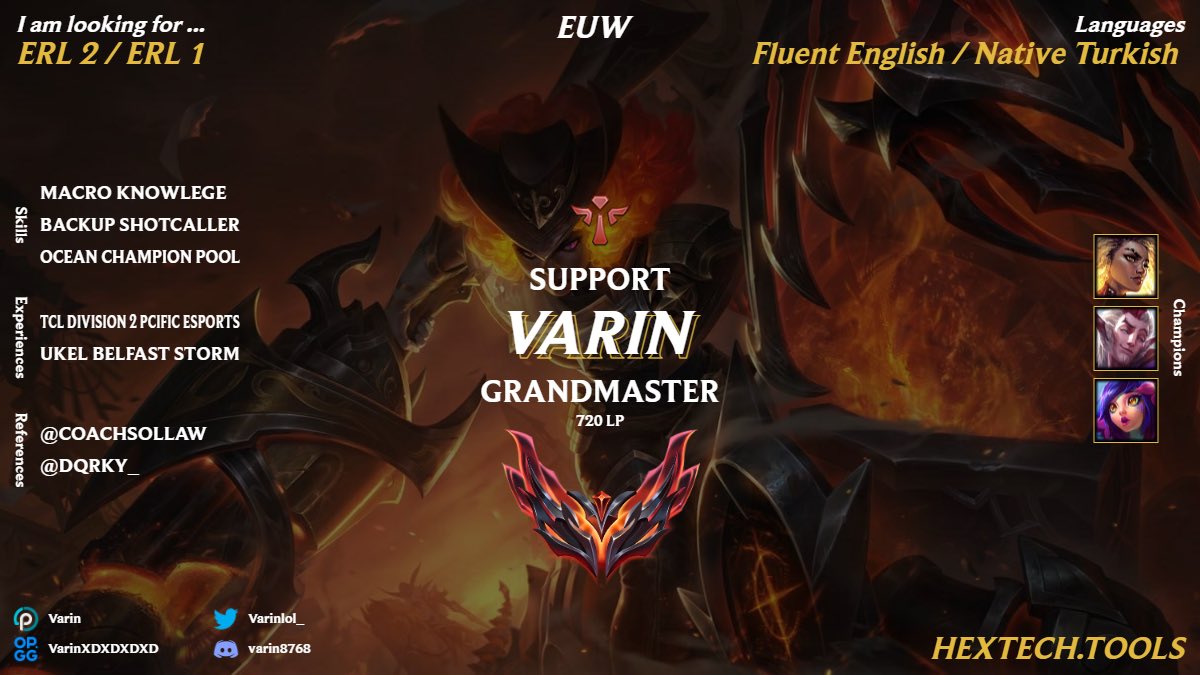 Due to unfortunate circumstances, I’m currently LFT. 
I know it’s quite late, but I’m really eager to play next year. If you’re still looking for a support, please don’t hesitate to reach out!

🔁 &amp;❤️appreciated !