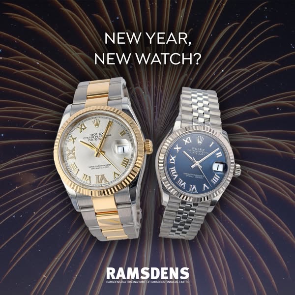 New year, new timepiece! ⏰✨
Start 2024 off with a fresh look and upgrade your style
with a sleek new watch from RAMSDENS on level one
💎