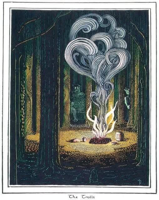 LandofLoreFilms's tweet image. Tolkien's own illustrations for The Hobbit

#TolkienDay #illustrations #thehobbit