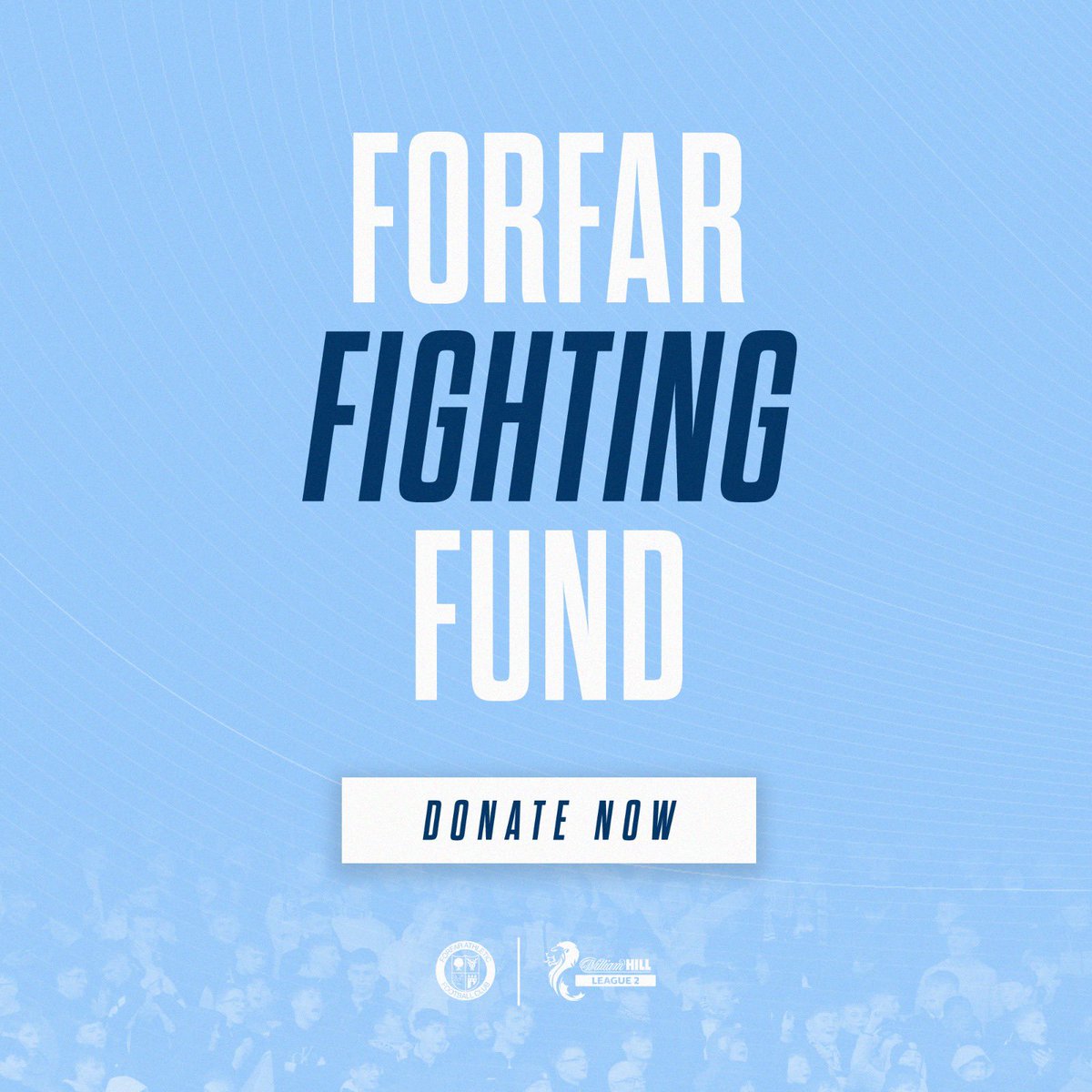 ForfarAthletic's tweet image. FORFAR FIGHTING FUND
You can now contribute to the Forfar Fighting Fund through our GoFundMe page which is available here ➡️
gofund.me/824caf5e
Full details about the Fund are here ➡️ tinyurl.com/47hfzmua
C’mon the Loons 🩵
