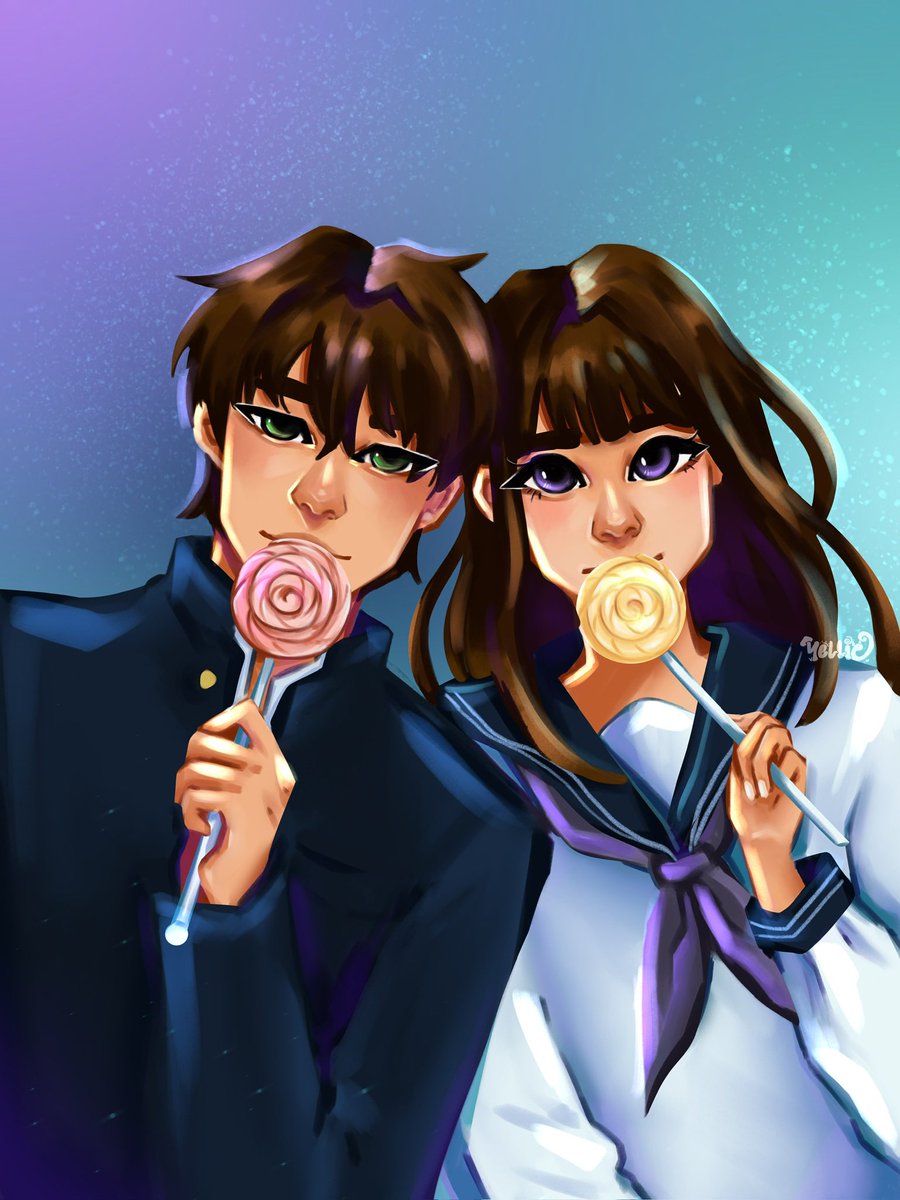 artbyyellie's tweet photo. Chitanda and Oreki of Hyouka 🕵️🔎

They really are my kind of ‘romance’

#artwork #artworks #digitalart #digitalpainting #digitaldrawing #artph #artphoto #anime #animeart #animelover #animeredraw #hyouka #chitanda #chitandaxoreki #oreki #orekixchitanda https://t.co/5MptJMMmuV