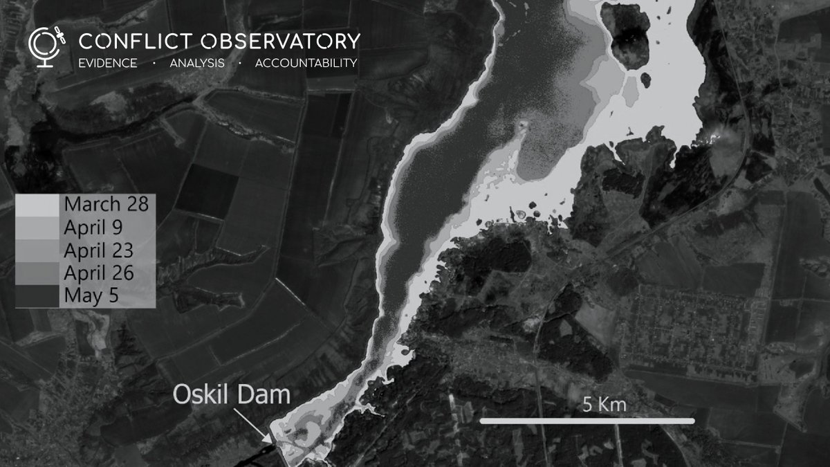 When the Oskil Dam was damaged, so was the surrounding ecosystem. This destruction could be classified as “Ecocide,” which the Criminal Code of Ukraine defines as “mass destruction of flora and fauna, poisoning of air or water resources, and other actions that may cause an