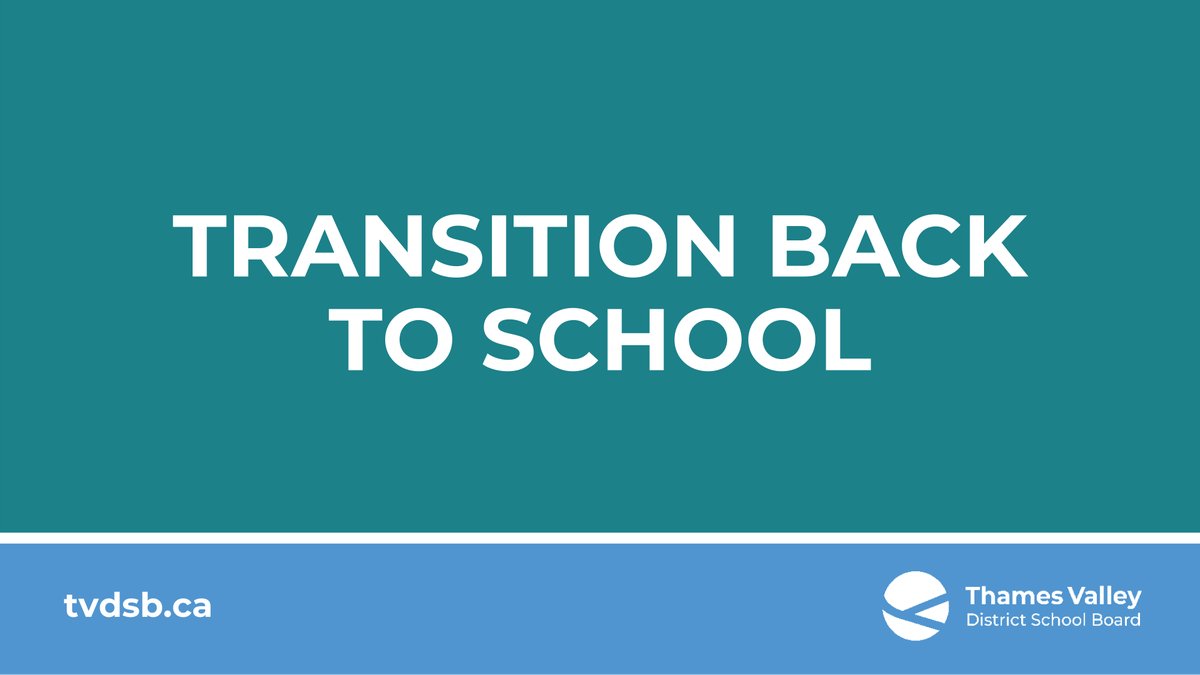 The transition back to school after a break can be challenging, especially when we have had so many changes &amp; disruptions to our routines over the last few years. Parents &amp; kids can check out this video on helping students with tips on school transitions.
youtu.be/2X4nmCK2rZQ