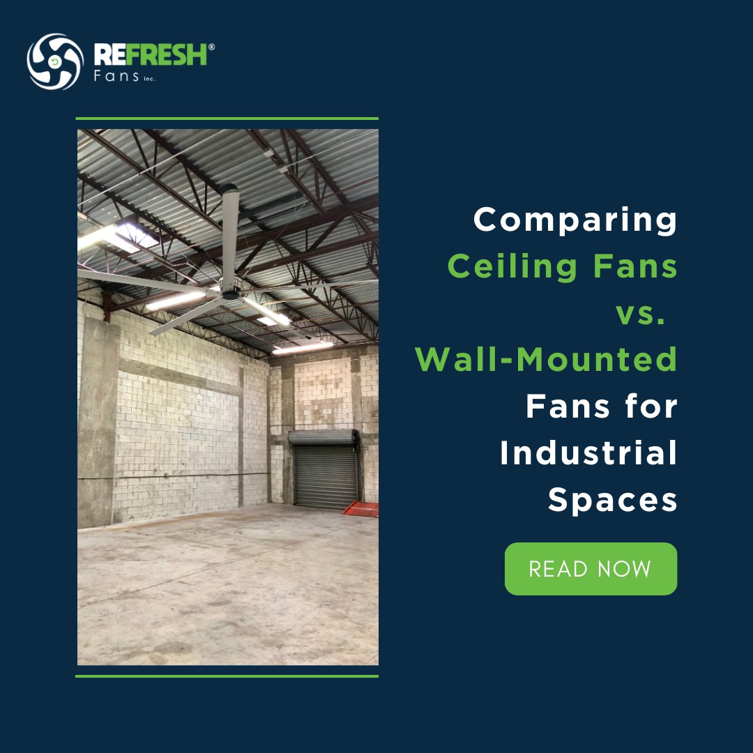 RefreshFans's tweet image. Ceiling fans vs. wall-mounted fans: which one fits your space?

Learn all about the pros, cons, and best applications to help you choose the right solution for your business.

Read now and make an informed decision: bit.ly/3PcCf76

#HVLS #HVLSCeilingFans #RefreshFans