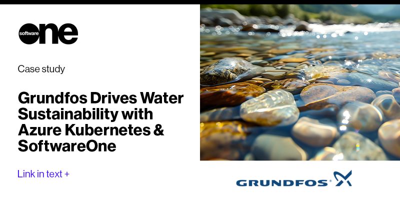 SoftwareOne_NA's tweet image. We helped #Grundfos modernize its apps with #AzureKubernetes for water #sustainability, resulting in improved efficiency, lower costs, and a greener future. Learn how: social.swo.co/Cl7350UyPLr