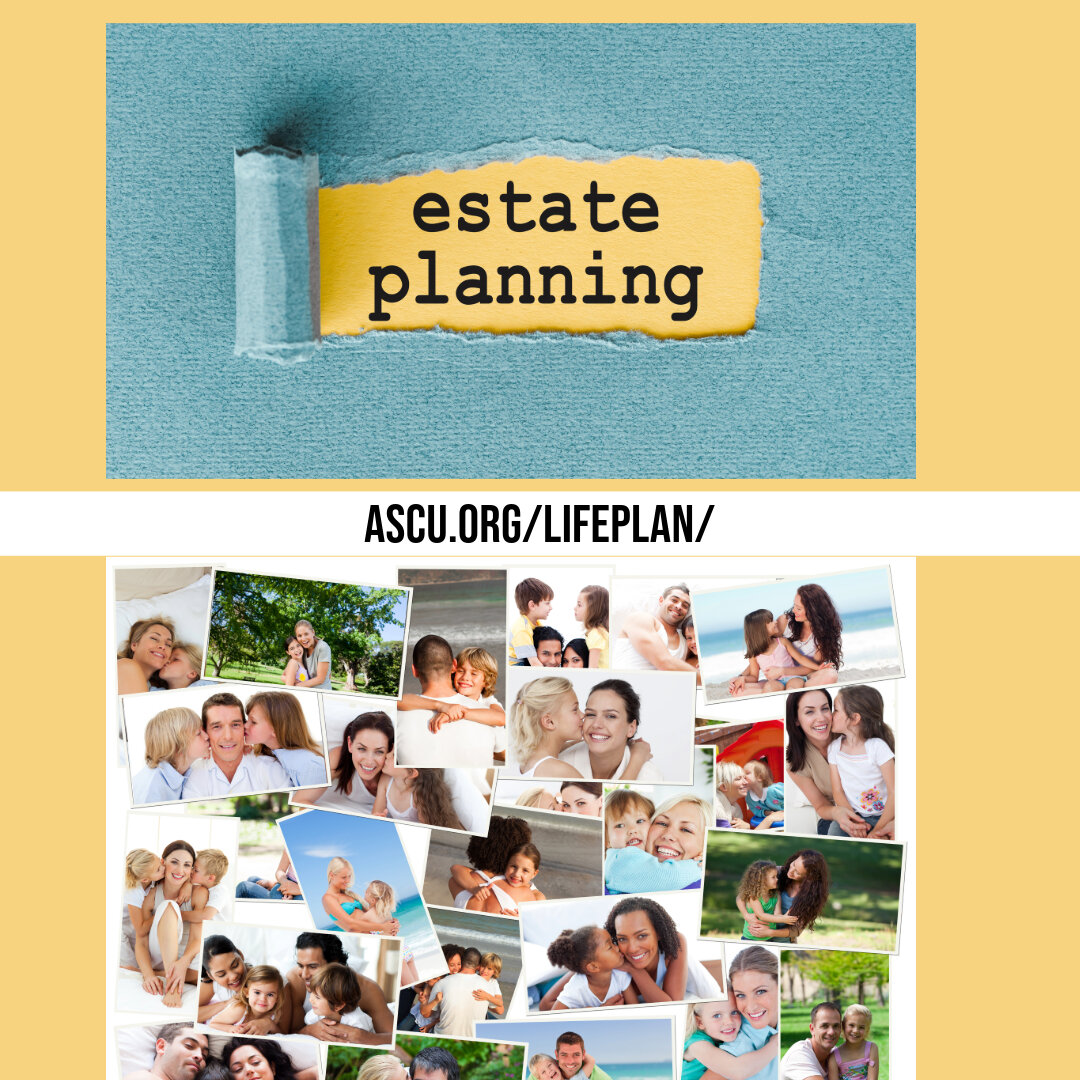 MyASCU's tweet image. Introducing Wills &amp;amp; Trusts from ASCU

Affordable Wills &amp;amp; Trusts services for members to protect loved ones and assets. Learn more ASCU.ORG/LIFEPLAN/

#EstatePlanning #ASCU #PeaceOfMind