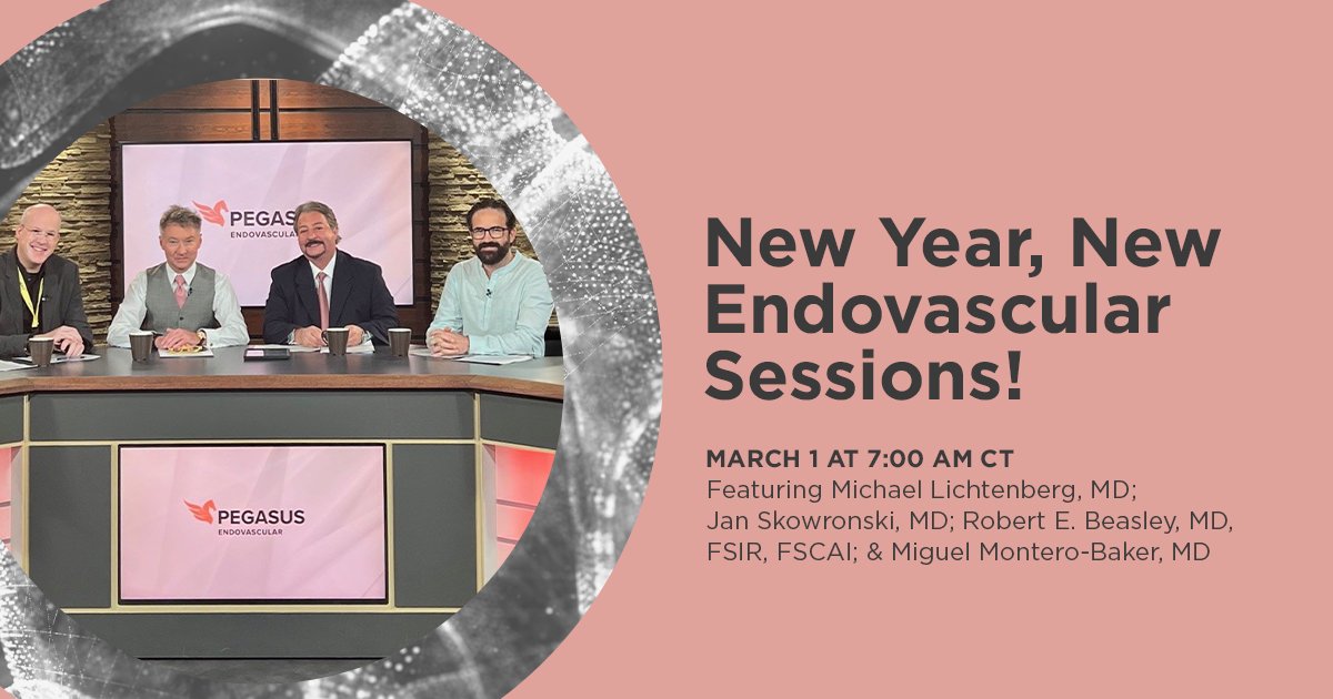 Journal of Critical Limb Ischemia (@clijournal) on Twitter photo This new year, attend new endovascular sessions focused on embracing innovation and transforming patient care. Uncover new insights, engage in dynamic debates, and be part of cutting-edge interviews on March 1.
okt.to/nxGlUD <a href="/Pegasus_Endo/">Pegasus Endovascular</a> This new year, attend new endovascular sessions focused on embracing innovation and transforming patient care. Uncover new insights, engage in dynamic debates, and be part of cutting-edge interviews on March 1.
okt.to/nxGlUD <a href="/Pegasus_Endo/">Pegasus Endovascular</a>
