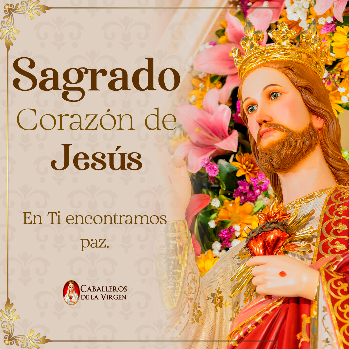 Cab_Virgen's tweet photo. En tu corazón, Jesús, hallamos refugio y consuelo. Llena nuestras almas de tu paz infinita y guíanos en los momentos de duda. Que tu amor nos renueve cada día y nos acerque más a tu misericordia, convirtiéndonos en testigos fieles de tu bondad. https://t.co/cwGTodlKRo
