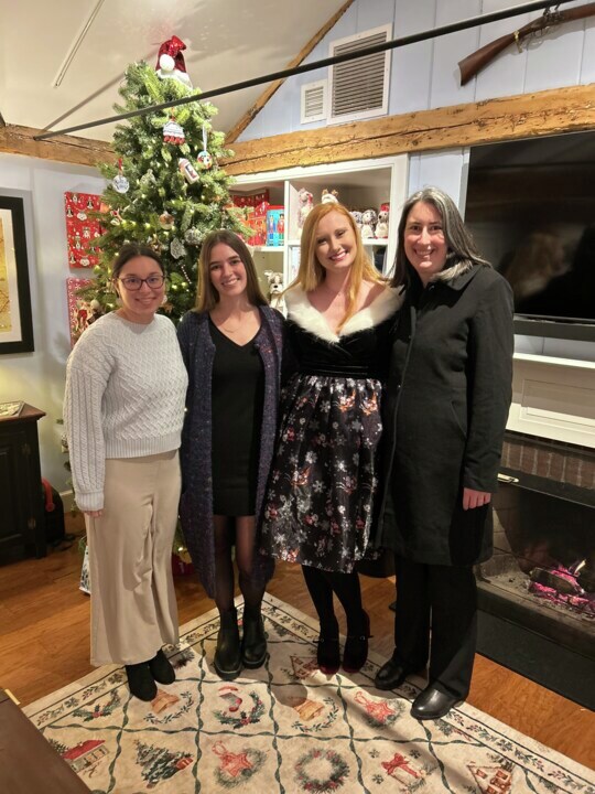 NewEngCollege's tweet image. 🎄✨ The holiday spirit was alive and well at New England College's annual Faculty and Staff Holiday Party at Cogswell! 🥳🎉 The beautiful decorations, delicious treats, and great company made for a truly special evening at NEC. 💫🎁 #NewEngCollege #BestPlacetoWork #FestiveFun
