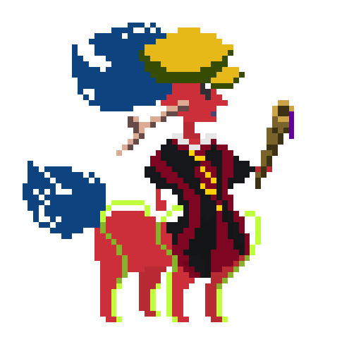 centaurzone's tweet image. This centaur is triying to hide but is not working and will shoot you with venom centaurzone.com #frutiland #dtiys #art #inspiration #random #pixelart #centaurzone #images #character #picrew #design #centaur #lutorideas