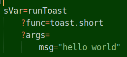 CommandClick1's tweet image. I create new programming language. Call "setting ation".
This language is documentation oriented in my android app.
Bellow, this is toast msg.