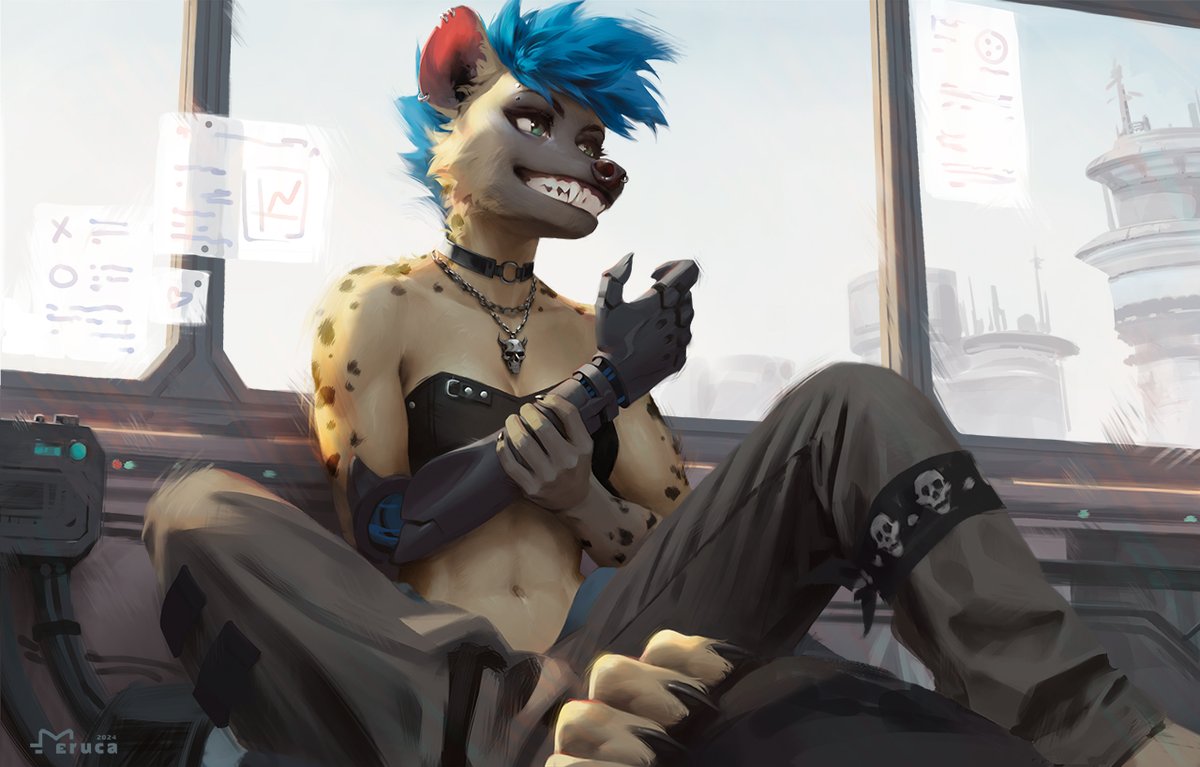 Kyra
Artistic freedom commission
#art #furry